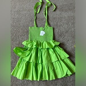 FAYE DRESS (Green) By Egreis - Size Medium